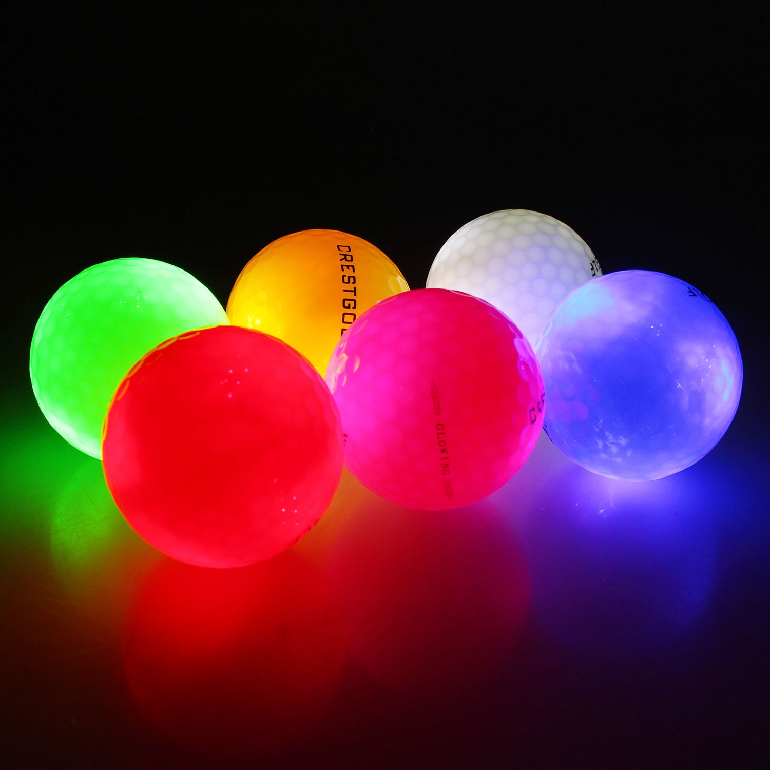 Waterproof LED Golf Balls Set