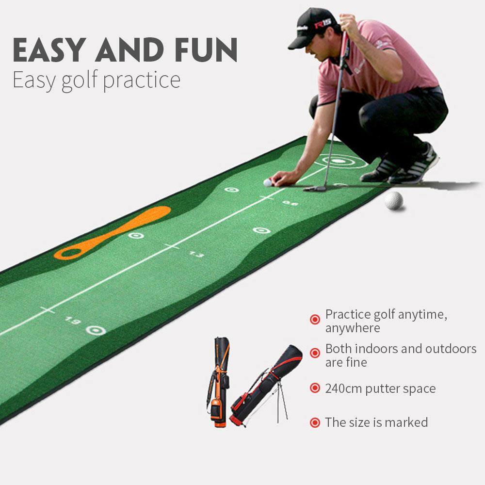 Non-Slip Green Indoor Golf Hitting Mat