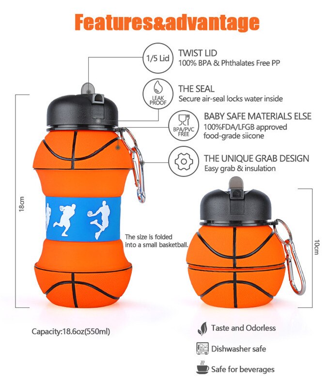Ball Design Water Bottle