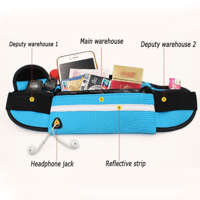 Portable Running Waterproof Waist Bag for Women
