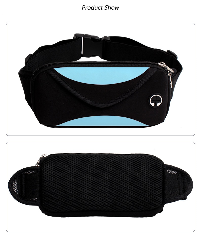 Capacious Waterproof Sport Waist Bag