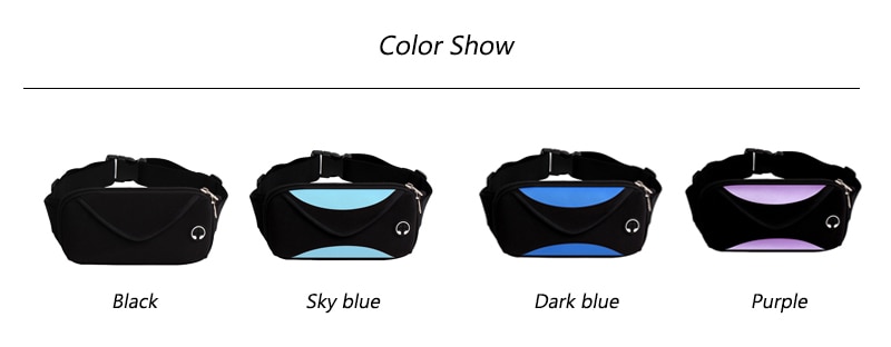 Capacious Waterproof Sport Waist Bag