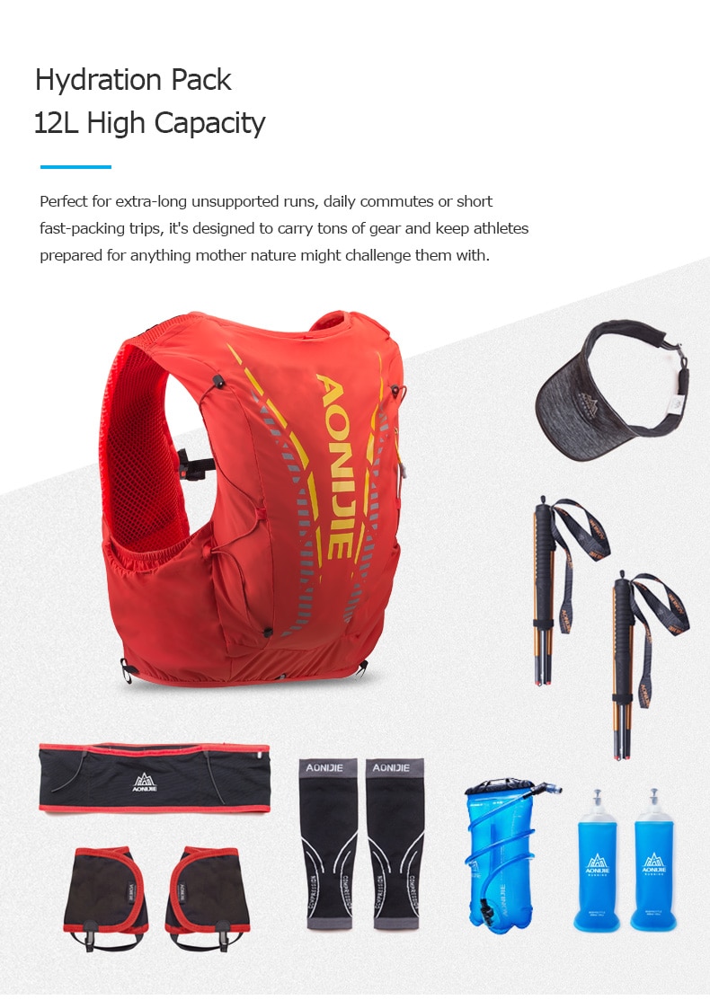 12L Hydration Vest Backpack