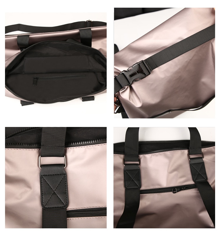 Contrast Handles Gym Bag