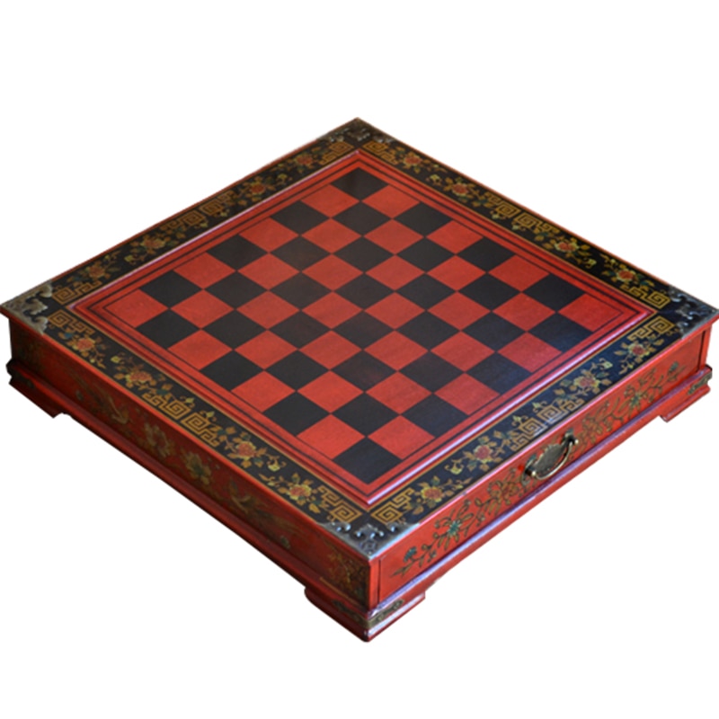 Classic Chinese Warriors Wooden Chessboard