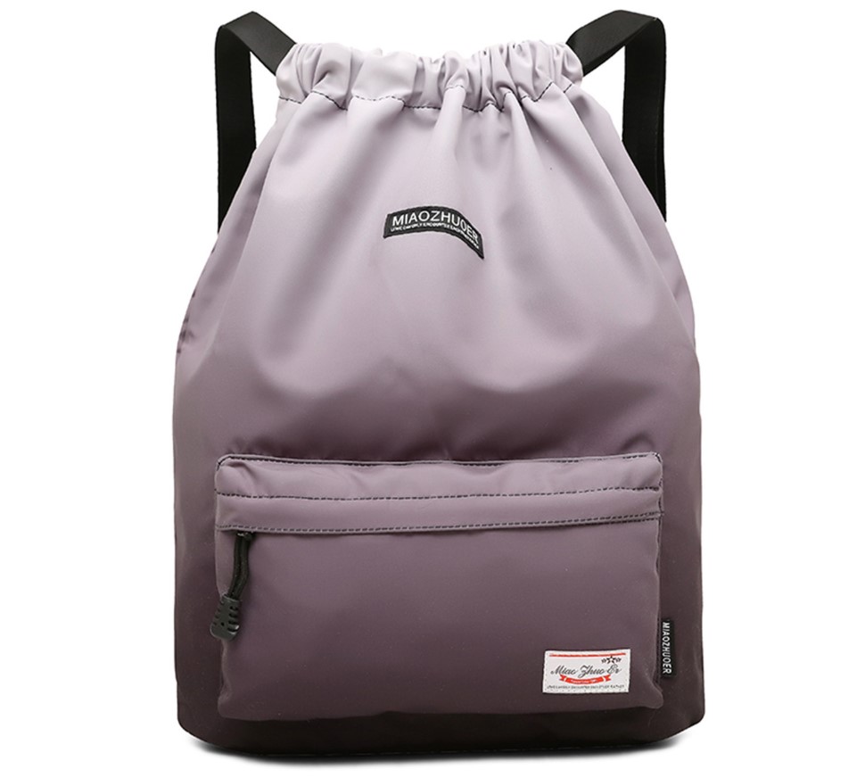 Gradient Color Sports Drawstring Backpack