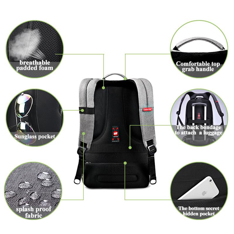 Anti-Theft USB Travel Backpack