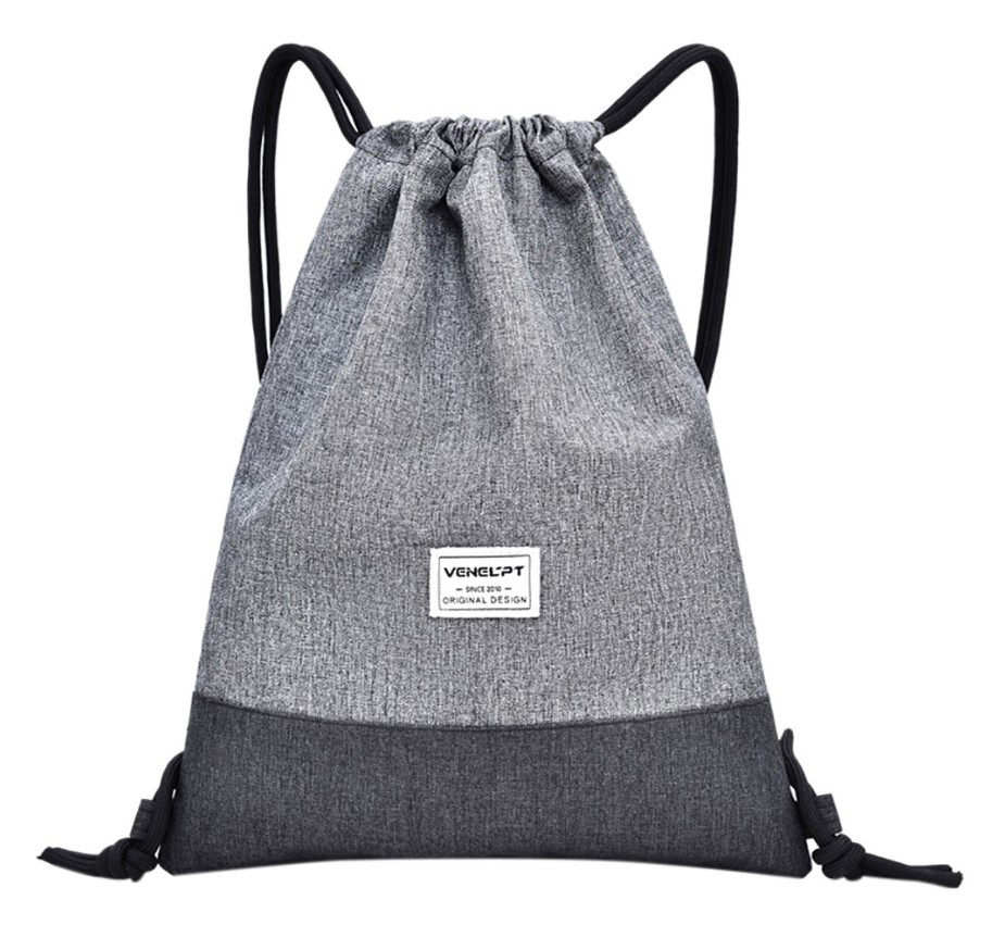 Two Tone Sports Drawstring Backpack