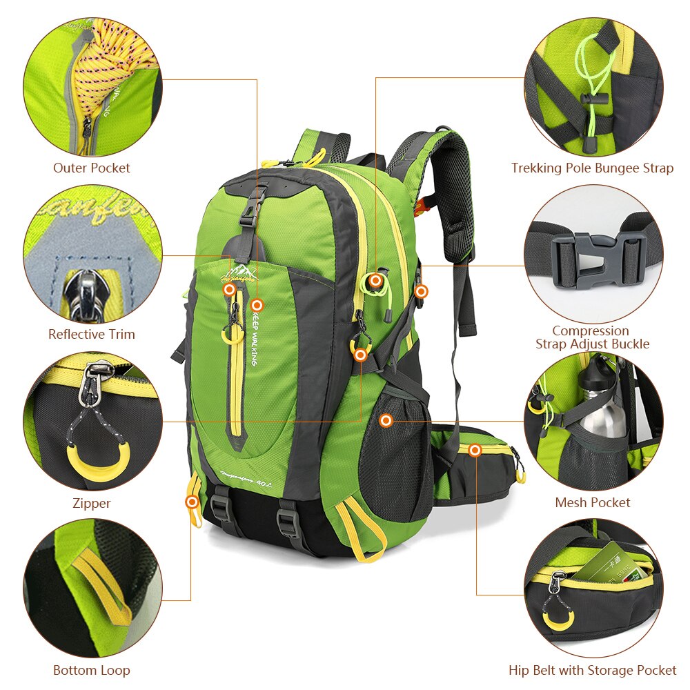 Large Waterproof Tactical Sports Backpack