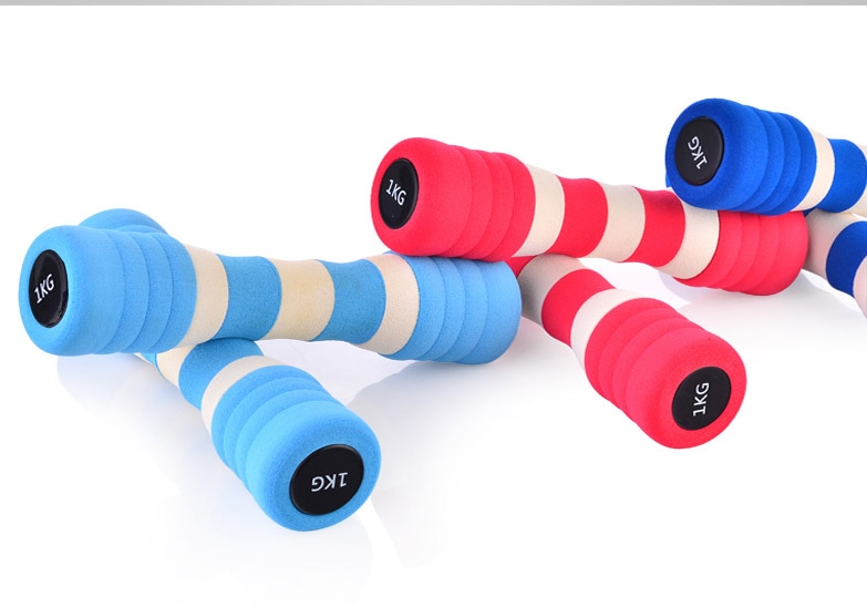 Striped Ladies Dumbbells