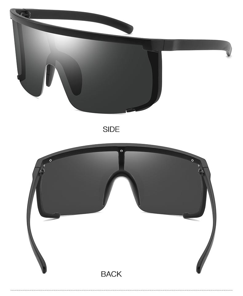 Oversized Mask Shaped Sport Sunglasses