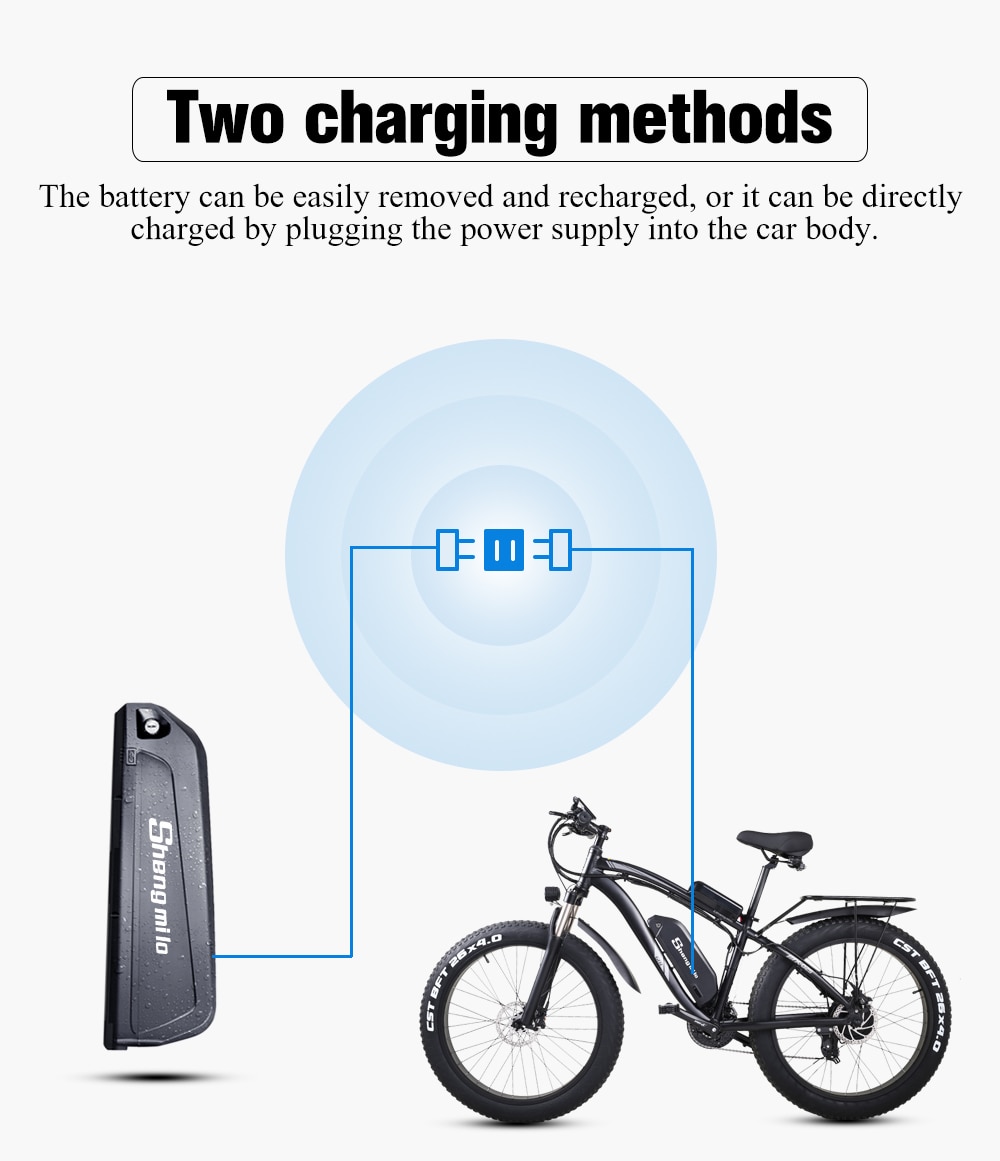 Electric Bike for Mountains and Snow