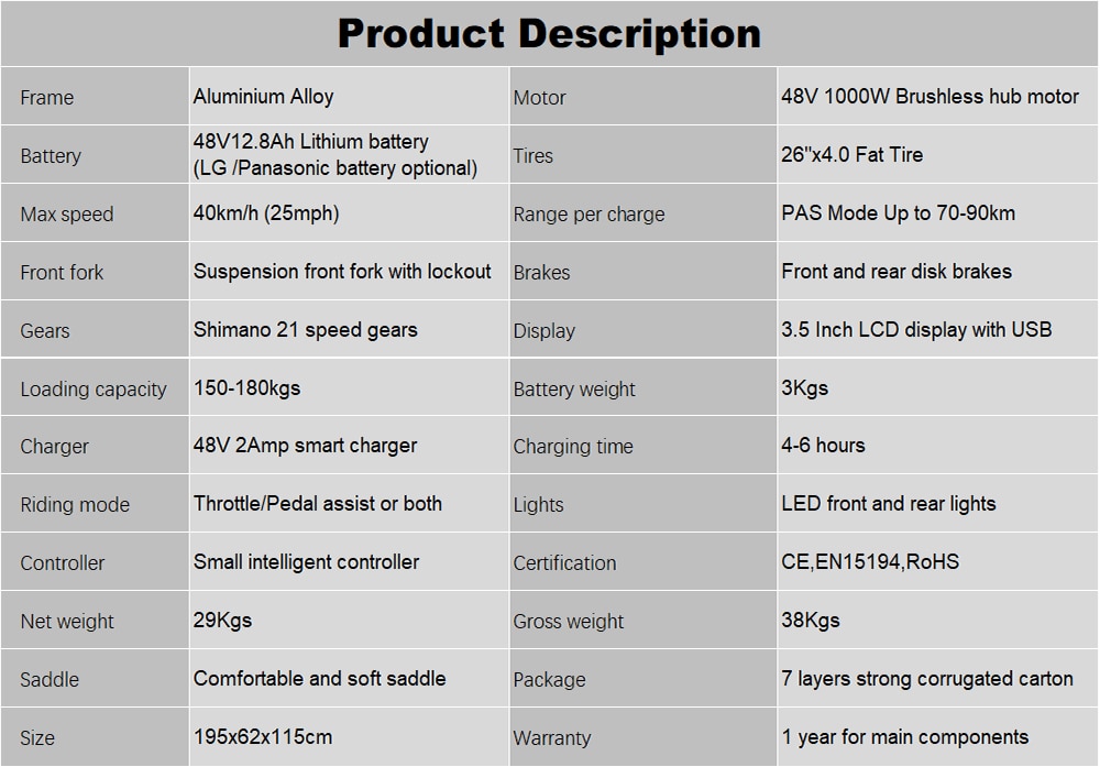 Folding Electric Mountain Bike